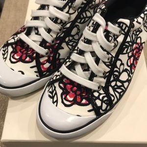 Coach Barrett Shoes Black/White/Multicolor